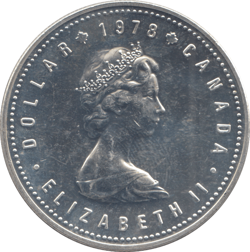 1978 SILVER DOLLAR CANADA - SILVER WORLD COINS - Cambridgeshire Coins