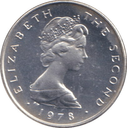 1978 SILVER HALFPENNY ISLE OF MAN - SILVER WORLD COINS - Cambridgeshire Coins