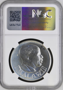 1978 SILVER MALAWI FIVE KWACHA CONSERVATION ZEBRAS ( NGC ) PF67 - NGC SILVER COINS - Cambridgeshire Coins