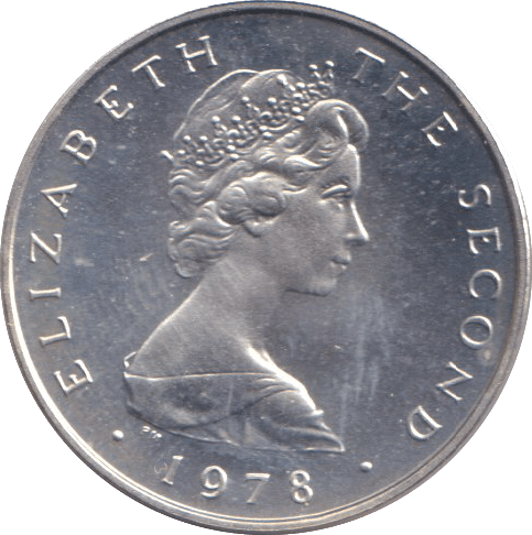 1978 SILVER ONE PENNY ISLE OF MAN - SILVER WORLD COINS - Cambridgeshire Coins