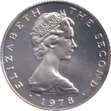 1978 SILVER ONE POUND ISLE OF MAN - SILVER WORLD COINS - Cambridgeshire Coins