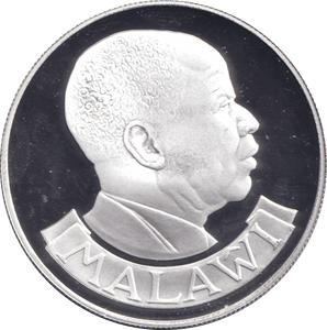 1978 SILVER PROOF 10 KWACHA MALAWI - SILVER WORLD COINS - Cambridgeshire Coins