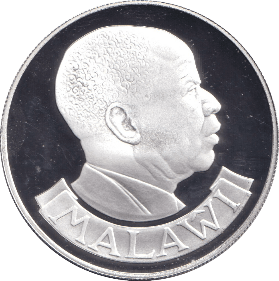 1978 SILVER PROOF 10 KWACHA MALAWI - SILVER WORLD COINS - Cambridgeshire Coins