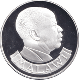 1978 SILVER PROOF 10 KWACHA MALAWI - SILVER WORLD COINS - Cambridgeshire Coins