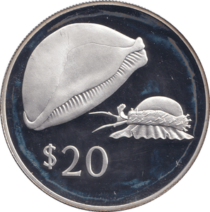 1978 SILVER PROOF 20 DOLLAR FIJI - SILVER WORLD COINS - Cambridgeshire Coins
