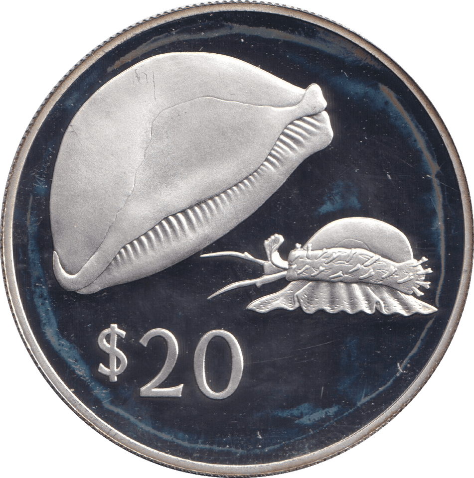 1978 SILVER PROOF 20 DOLLAR FIJI - SILVER WORLD COINS - Cambridgeshire Coins