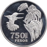 1978 SILVER PROOF 750 PESOS COLUMBIA - SILVER WORLD COINS - Cambridgeshire Coins