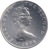 1978 SILVER TWO PENCE ISLE OF MAN - SILVER WORLD COINS - Cambridgeshire Coins
