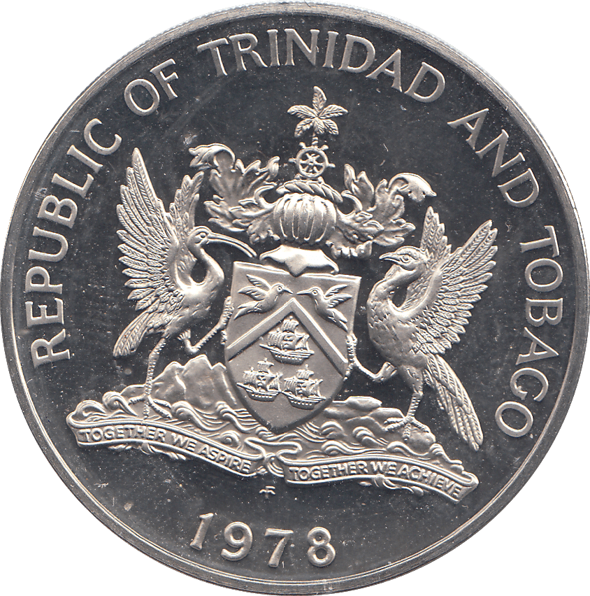 1978 TRINIDAD AND TOBAGO ONE DOLLAR - WORLD COINS - Cambridgeshire Coins