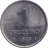 1979 1 CRUZEIRO BRAZIL - SILVER WORLD COINS - Cambridgeshire Coins