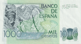 1979 1000 PESTAS BANKNOTE SPAIN REF-1647 - WORLD BANKNOTES - Cambridgeshire Coins