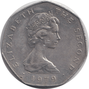 1979 50 PENCE IOM - WORLD COINS - Cambridgeshire Coins