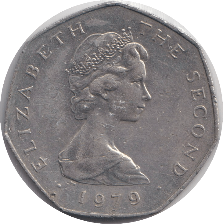 1979 50 PENCE IOM - WORLD COINS - Cambridgeshire Coins