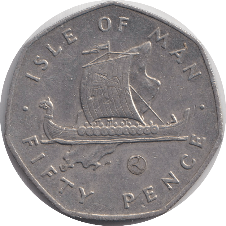 1979 50 PENCE IOM - WORLD COINS - Cambridgeshire Coins