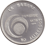 1979 .999 FINE SILVER 20 PESOS REPUBLIC OF CUBA - SILVER WORLD COINS - Cambridgeshire Coins