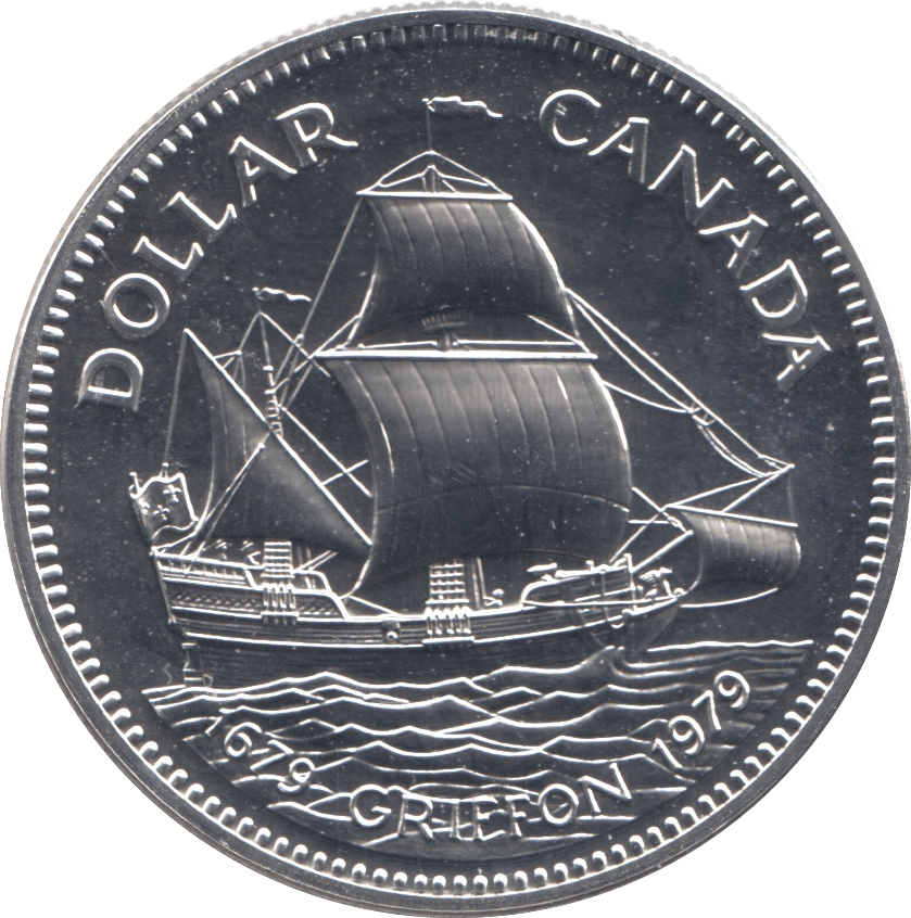 1979 CANADA SILVER PROOF ONE DOLLAR - SILVER WORLD COINS - Cambridgeshire Coins