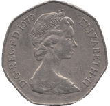 1979 CIRCULATED LARGE 50P BRITANNIA - 50P CIRCULATED - Cambridgeshire Coins