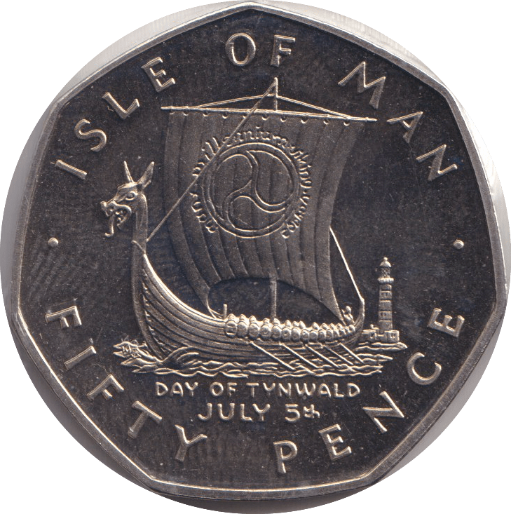 1979 FIFTY PENCE - IOM DAY OF TYNWALD - WORLD COINS - Cambridgeshire Coins
