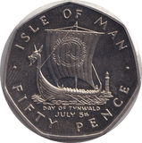 1979 FIFTY PENCE - IOM DAY OF TYNWALD - WORLD COINS - Cambridgeshire Coins