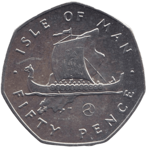 1979 FIFTY PENCE ISLE OF MAN ( BU ) - 50p BU - Cambridgeshire Coins