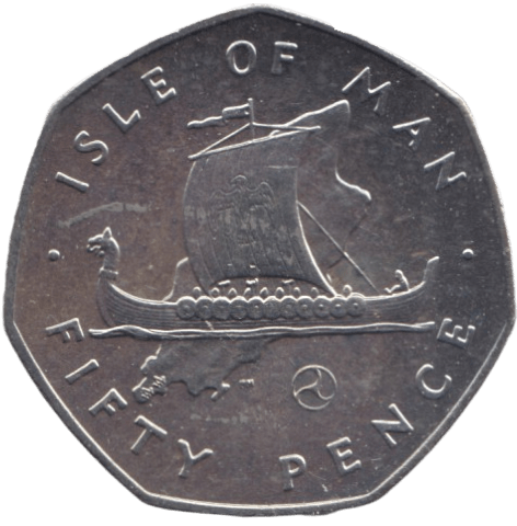 1979 FIFTY PENCE ISLE OF MAN ( BU ) - 50p BU - Cambridgeshire Coins