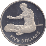 1979 FIVE DOLLARS SILVER PROOF KIRIBATI - SILVER WORLD COINS - Cambridgeshire Coins