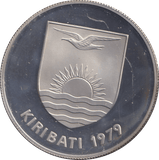 1979 FIVE DOLLARS SILVER PROOF KIRIBATI - SILVER WORLD COINS - Cambridgeshire Coins