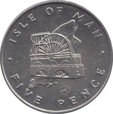 1979 FIVE PENCE ISLE OF MAN ( BU ) - 5p BU - Cambridgeshire Coins