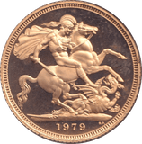 1979 GOLD SOVEREIGN ( PROOF ) - SOVEREIGN - Cambridgeshire Coins