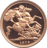 1979 GOLD SOVEREIGN ( PROOF ) - SOVEREIGN - Cambridgeshire Coins