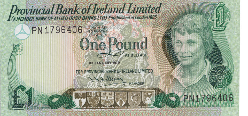 1979 IRELAND POUND BANKNOTE REF-1739 - WORLD BANKNOTES - Cambridgeshire Coins