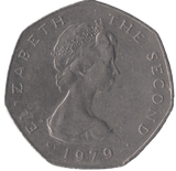 1979 LARGE 50P ISLE OF MAN - 50P REGIONAL ISSUE - Cambridgeshire Coins