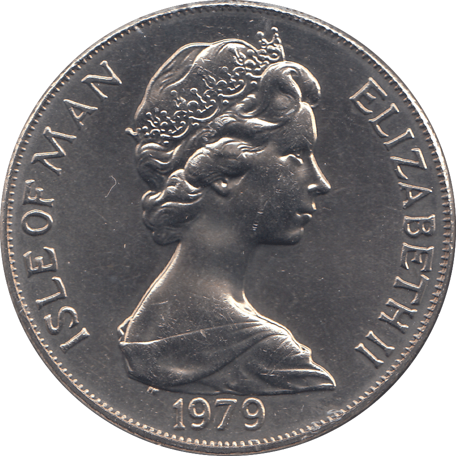 1979 ONE CROWN MILLENIUM OF TYNWALD - WORLD COINS - Cambridgeshire Coins