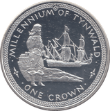 1979 SILVER PROOF CROWN MILLENNIUM OF TYNWALD - Silver Proof - Cambridgeshire Coins