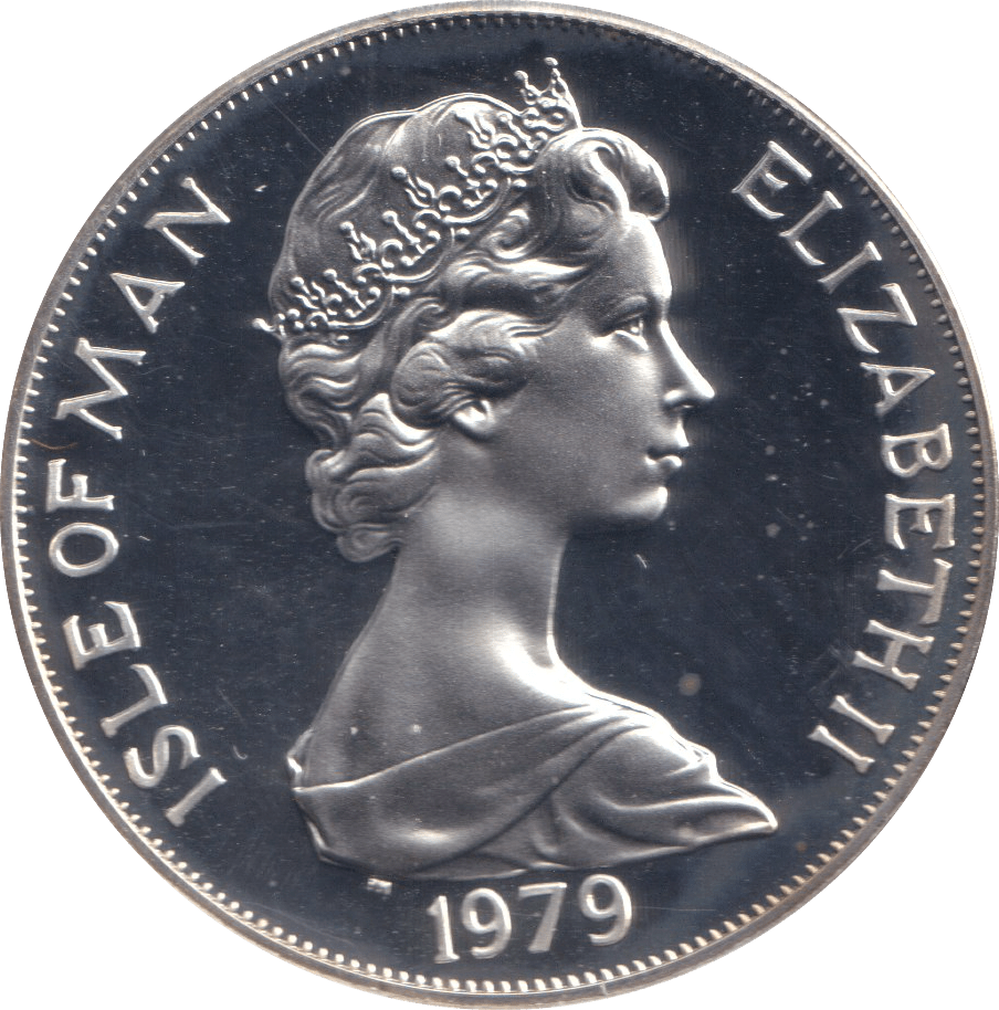 1979 SILVER PROOF MILLENNIUM OF TYNWALD CROWN ISLE OF MAN - SILVER WORLD COINS - Cambridgeshire Coins