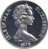 1979 SILVER PROOF MILLENNIUM OF TYNWALD CROWN ISLE OF MAN - SILVER WORLD COINS - Cambridgeshire Coins