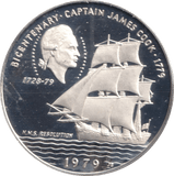 1979 TEN DOLLARS SAMOA SISIFO CAPTAIN JAMES COOK - SILVER WORLD COINS - Cambridgeshire Coins