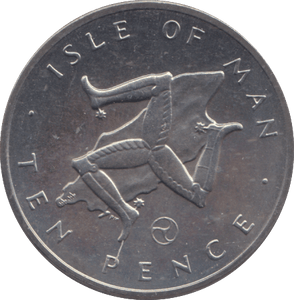 1979 TEN PENCE ISLE OF MAN ( BU ) - 10p BU - Cambridgeshire Coins