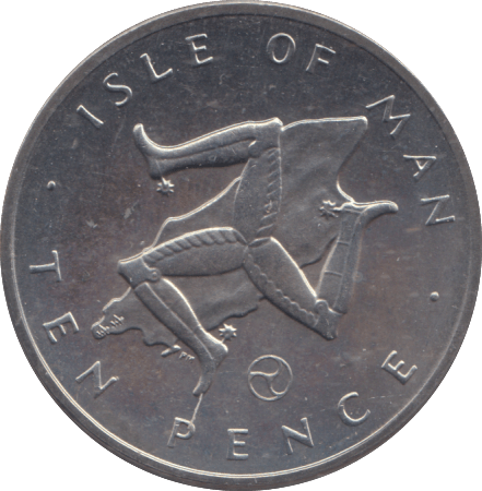 1979 TEN PENCE ISLE OF MAN ( BU ) - 10p BU - Cambridgeshire Coins