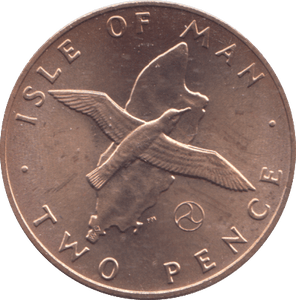 1979 TWO PENCE ISLE OF MAN ( BU ) - TWOPENCE - Cambridgeshire Coins