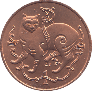 1980 1 PENCE ISLE OF MAN ( BU ) - WORLD COINS - Cambridgeshire Coins