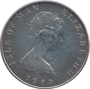 1980 10 PENCE ISLE OF MAN ( BU ) - WORLD COINS - Cambridgeshire Coins