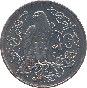 1980 10 PENCE ISLE OF MAN ( BU ) - WORLD COINS - Cambridgeshire Coins