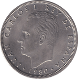 1980 100 PASATAS SPAIN - WORLD COINS - Cambridgeshire Coins