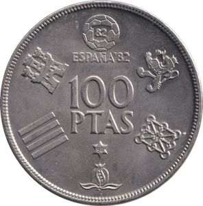 1980 100 PESETAS SPAIN - WORLD COINS - Cambridgeshire Coins