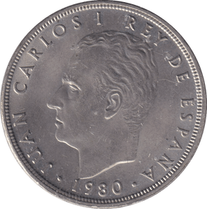 1980 100 PESTAS - WORLD COINS - Cambridgeshire Coins