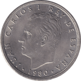 1980 100 PESTAS - WORLD COINS - Cambridgeshire Coins