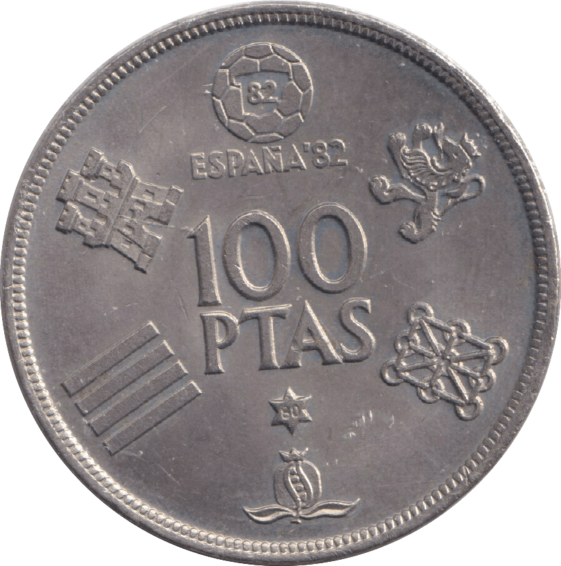 1980 100 PESTAS - WORLD COINS - Cambridgeshire Coins