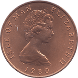 1980 2 PENCE ISLE OF MAN ( BU ) - WORLD COINS - Cambridgeshire Coins
