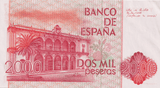 1980 2000 PESTAS BANKNOTE SPAIN REF-1649 - WORLD BANKNOTES - Cambridgeshire Coins